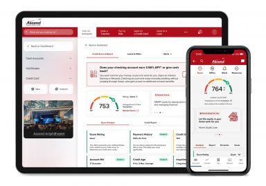 Ascend mobile app on phone and tablet