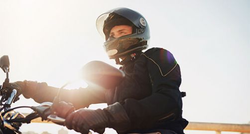 Motorcycle rider