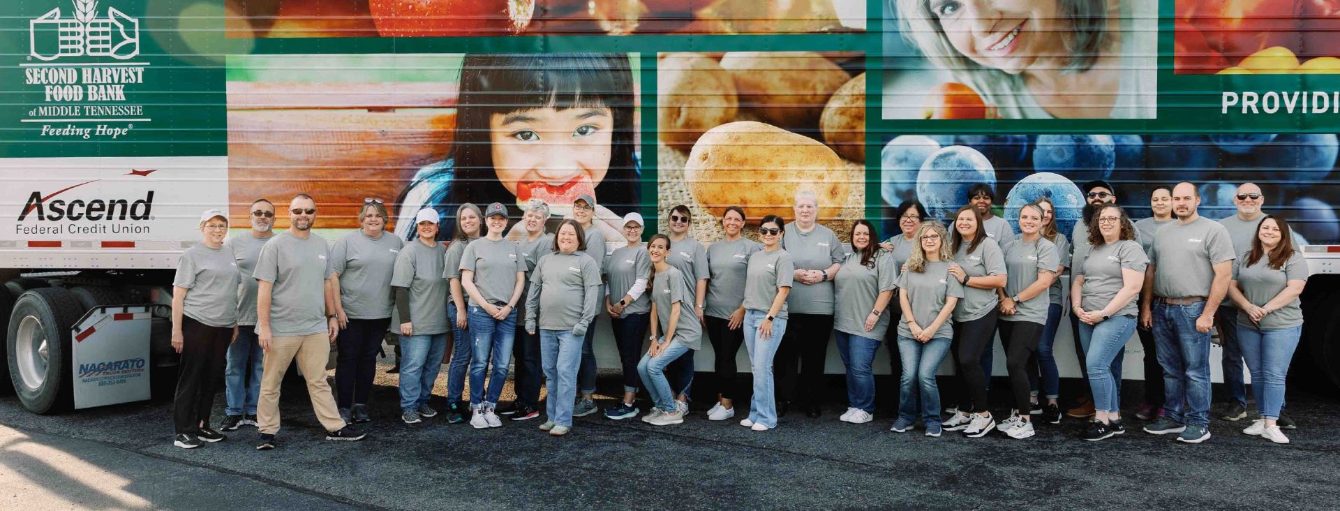 Ascend employees volunteering