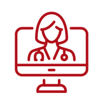 Telehealth service icon