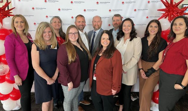 Ascend team members pose for group photo