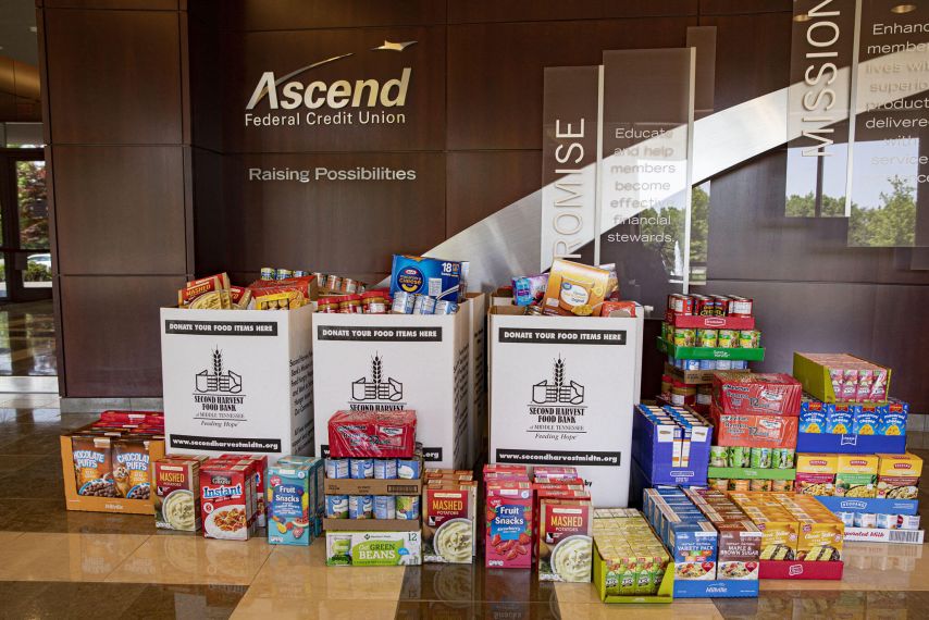 Ascend's food donation to Second Harvest