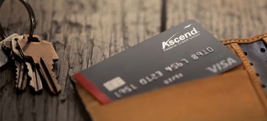 Ascend debit card in wallet